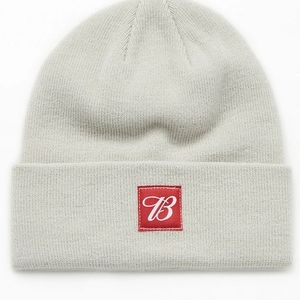 NWT Budweiser By PacSun Ribbed Beanie One Size Beige